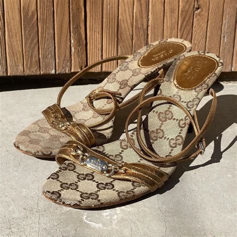 sandalias mujer gucci|authentic gucci sandals.